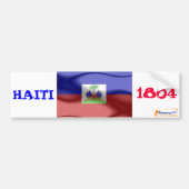 vlag, mwey, HAITI, 1804 Bumpersticker (Voorkant)