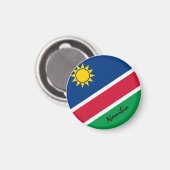 Vlag Namibië en Afrikaans — sport- en sportfans Magneet (Voorkant / Achterkant)