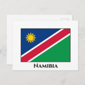 Vlag Namibië (Namibië) Briefkaart (Voorkant / Achterkant)
