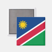 Vlag Namibië (Namibië) Magneet (Voorkant / Achterkant)