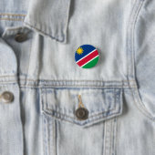 Vlag Namibië (Namibië) Ronde Button 3,2 Cm (In situ)