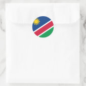 Vlag Namibië (Namibië) Ronde Sticker (Tas)