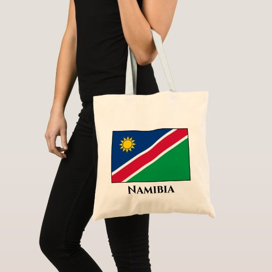 Vlag Namibië (Namibië) Tote Bag (Voorkant (product))