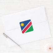 Vlag Namibië (Namibië) Vierkante Sticker (Envelop)