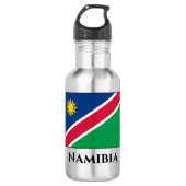 Vlag Namibië (Namibië) Waterfles (Voorkant)