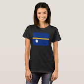Vlag Nauru T-shirt (Voorkant volledig)