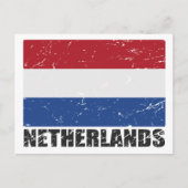  vlag Nederland Briefkaart (Voorkant)