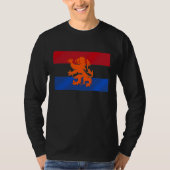 vlag Nederland en Lion T-shirt (Voorkant)