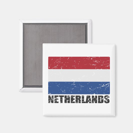  vlag Nederland Magneet (Voorkant / Achterkant)