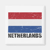  vlag Nederland Magneet (Voorkant)