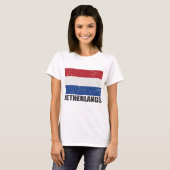  vlag Nederland T-shirt (Voorkant volledig)