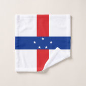 vlag Nederlandse Antillen Bad Handdoek (Wasdoekje)