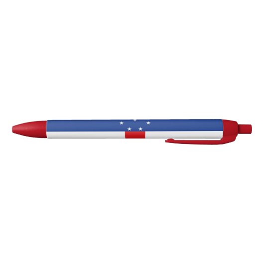 vlag Nederlandse Antillen Blauwe Inkt Pen (Bodem)