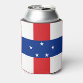 vlag Nederlandse Antillen Blikjeskoeler (Blikje Achterkant)