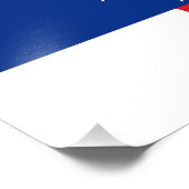 vlag Nederlandse Antillen Foto Afdruk (Hoek)