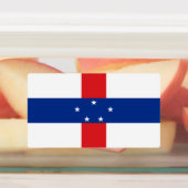 vlag Nederlandse Antillen Labels (Aangebracht)