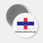 vlag Nederlandse Antillen Magneet (Voorkant / Achterkant)