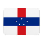vlag Nederlandse Antillen Magneet (Horizontaal)