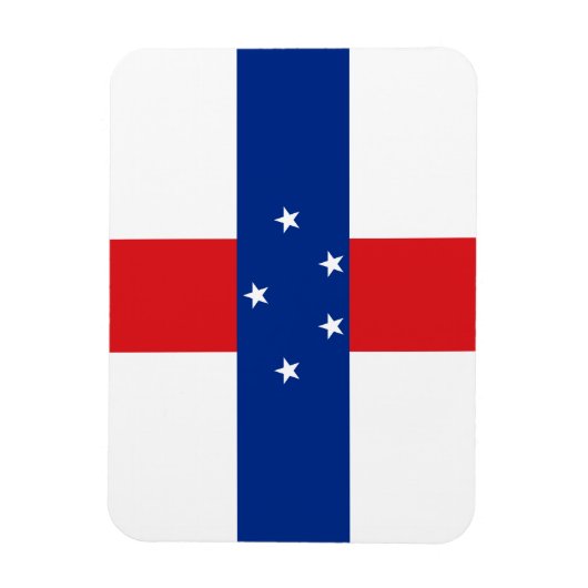 vlag Nederlandse Antillen Magneet (Verticaal)