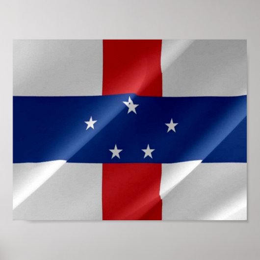 VLAG - Nederlandse Antillen - Poster (Voorkant)