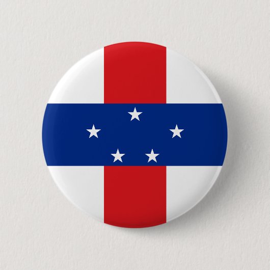 vlag Nederlandse Antillen Ronde Button 5,7 Cm (Voorkant)