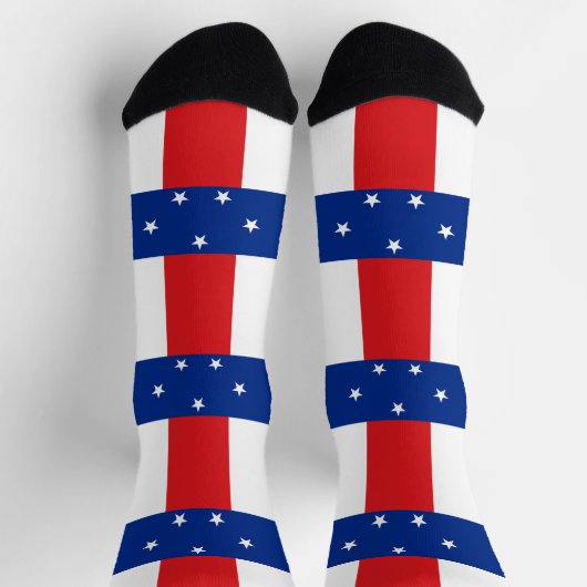 vlag Nederlandse Antillen Sokken (Top)