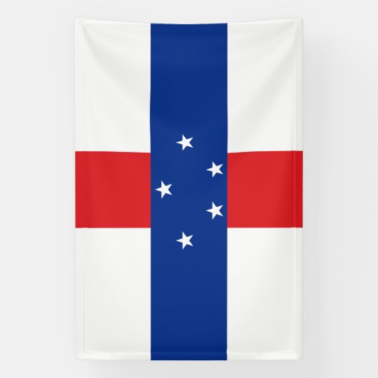 vlag Nederlandse Antillen Spandoek (Verticaal)