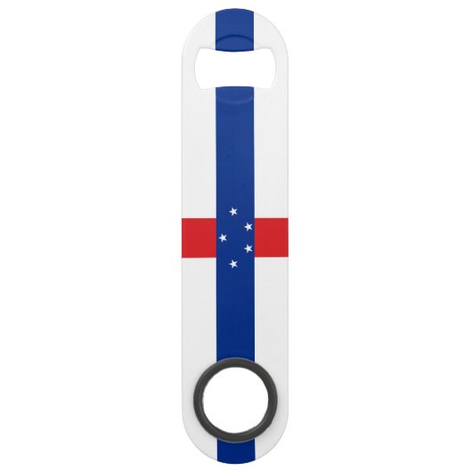 vlag Nederlandse Antillen Speed Flessenopener (Achterkant)