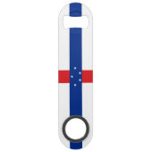 vlag Nederlandse Antillen Speed Flessenopener (Voorkant)
