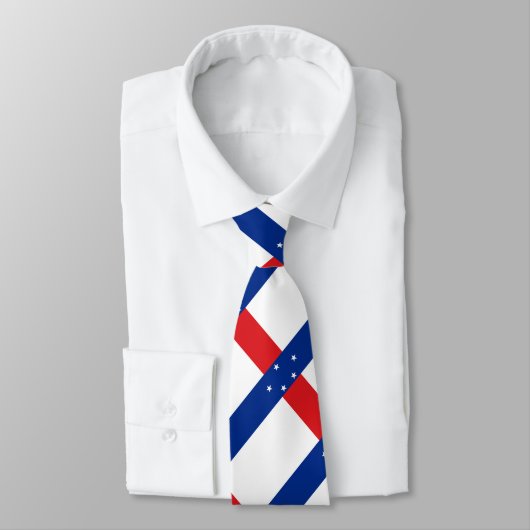 vlag Nederlandse Antillen Stropdas (Gebonden)
