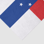 vlag Nederlandse Antillen Tissuepapier (Detail)