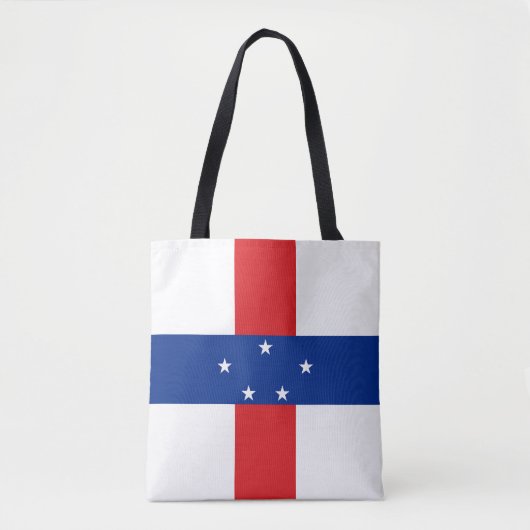 vlag Nederlandse Antillen Tote Bag (Voorkant)