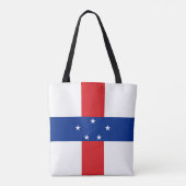 vlag Nederlandse Antillen Tote Bag (Achterkant)