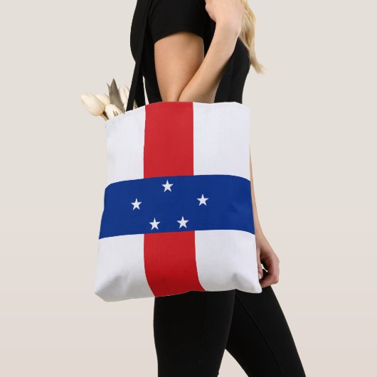 vlag Nederlandse Antillen Tote Bag (Dichtbij)