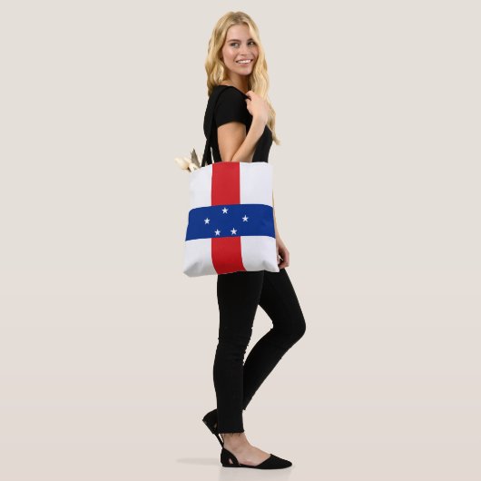 vlag Nederlandse Antillen Tote Bag (Op model)