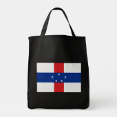 vlag Nederlandse Antillen Tote Bag (Achterkant)