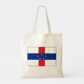 vlag Nederlandse Antillen Tote Bag (Achterkant)
