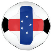 vlag Nederlandse Antillen Voetbal (Gedraaid)