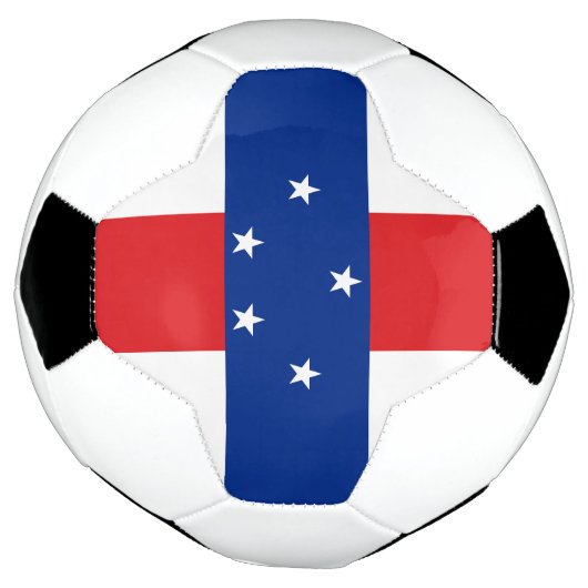 vlag Nederlandse Antillen Voetbal (Gedraaid)