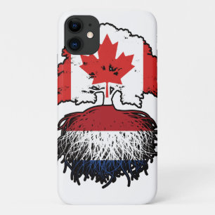 Vlag Nederlandse Canadese bomen in Canada Case-Mate iPhone Case