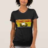 Vlag New Brunswick (Canada) T-shirt (Voorkant)