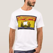 Vlag New Brunswick (Canada) T-shirt (Voorkant)