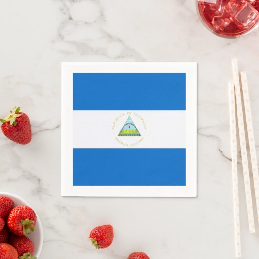 Vlag: Nicaragua Servetten (Insitu)