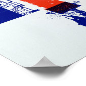 Vlag Niet-bewerkt Afbeelding Poster (Hoek)