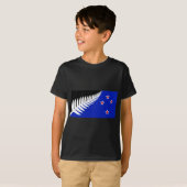 Vlag Nieuw-Zeeland Silver Fern T-shirt (Voorkant volledig)