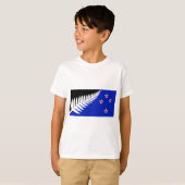 Vlag Nieuw-Zeeland Silver Fern T-shirt (Voorkant volledig)