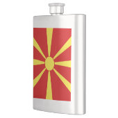 vlag Noord-Macedonië Flacon (Links)