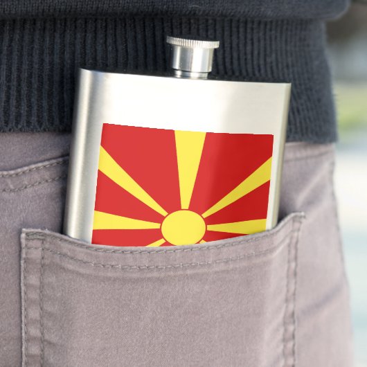 vlag Noord-Macedonië Flacon (Voorbeeld)