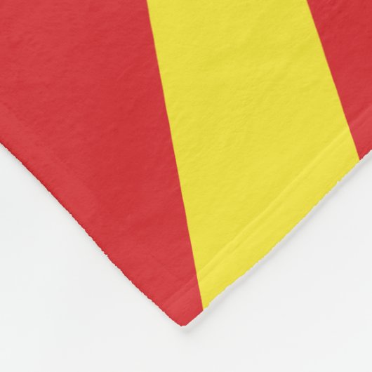 Vlag Noord-Macedonië Fleece Deken (Hoek)