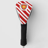 vlag Noord-Macedonië Golfheadcover (Voorkant)